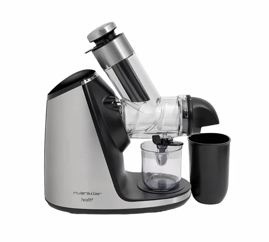 Silber-schwarzer Saft-Extraktor.