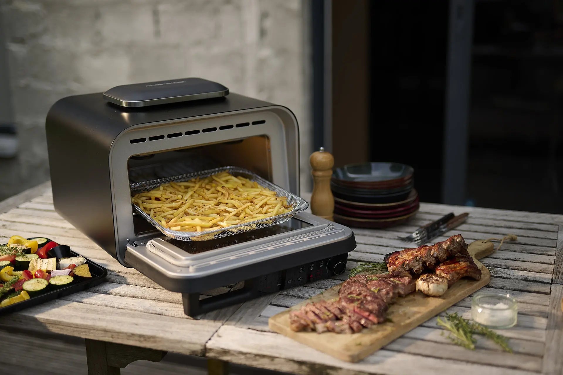 Elektrischer Hochtemperatur-Pizzaofen Ofen QFP550 (20 L)